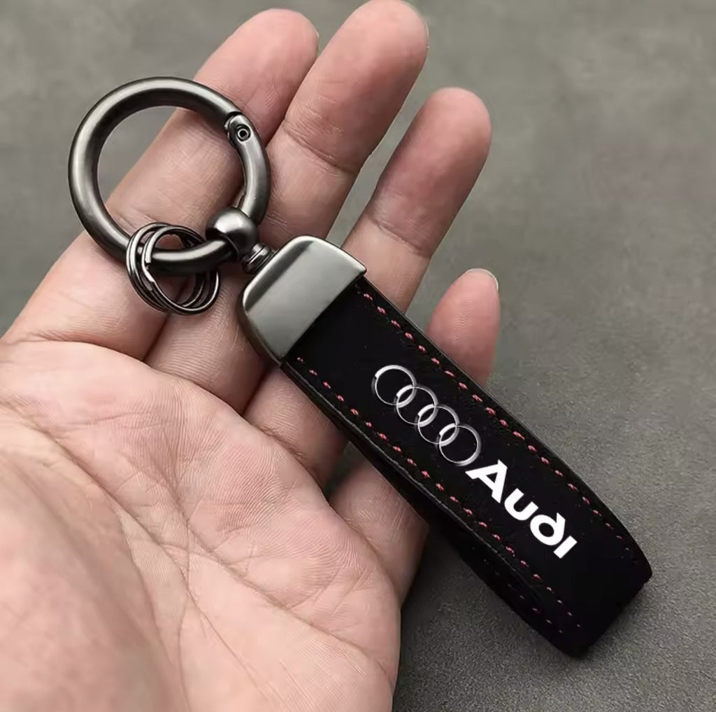 Audi Alcantara Keyring w/ Flathead screwdriver