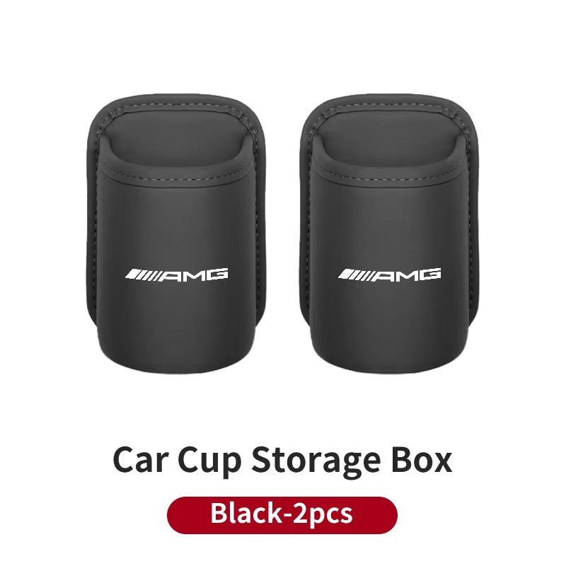 Mercedes Benz AMG Car Door Cup Holder Box