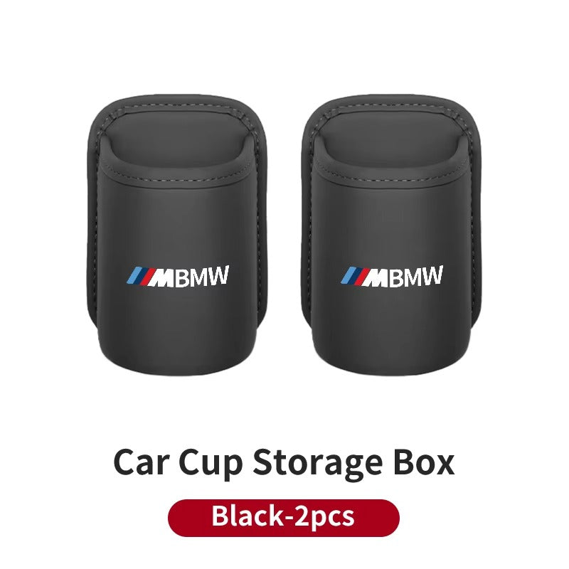 BMW Leather Car Interior Drink Organizer