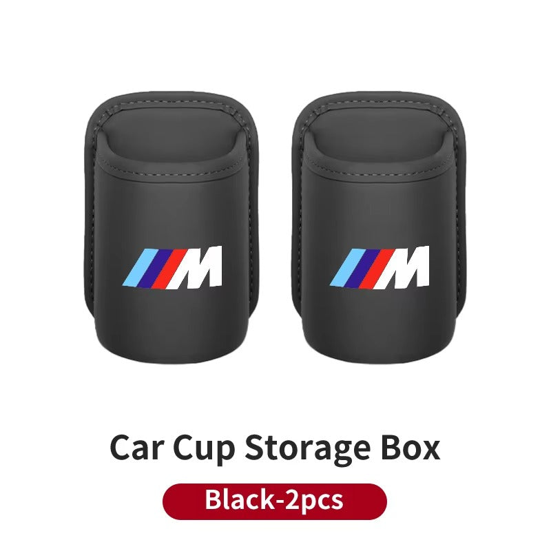 BMW Leather Car Interior Drink Organizer