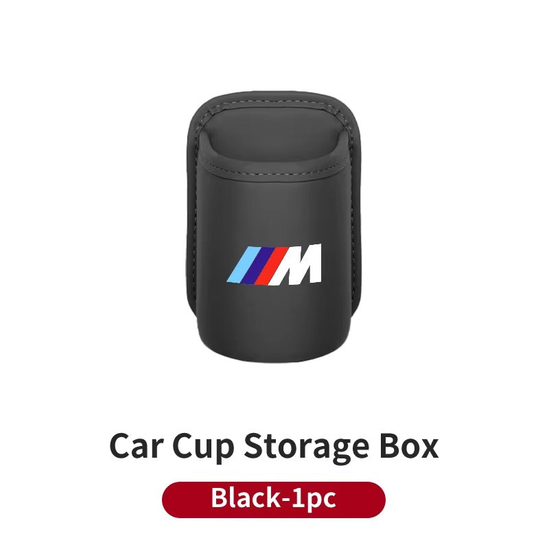 BMW Leather Car Interior Drink Organizer