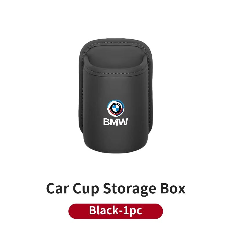 BMW Leather Car Interior Drink Organizer