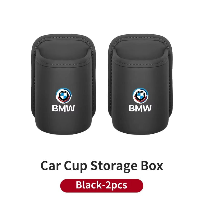 BMW Leather Car Interior Drink Organizer