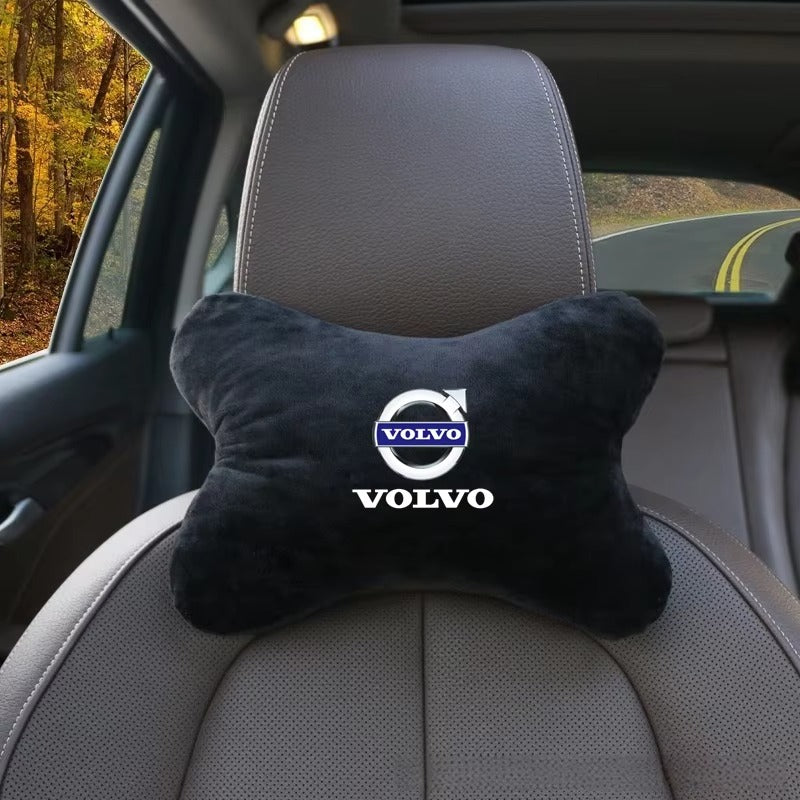 Volvo Headrest Suede