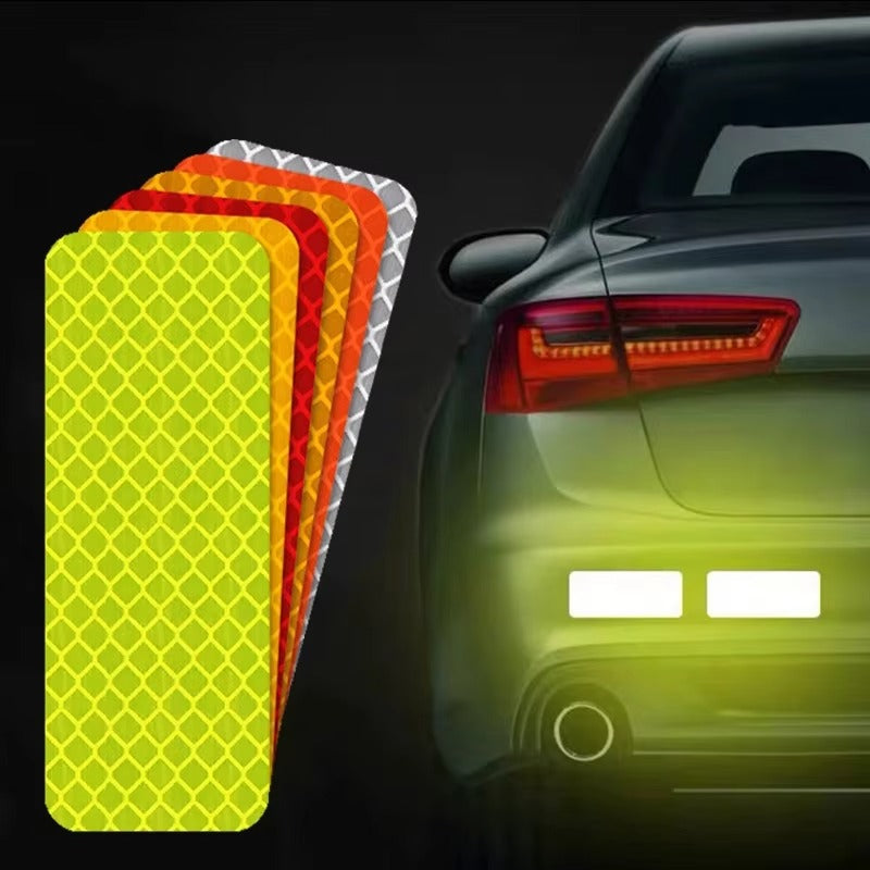 10Pcs Car Reflective Safety Stickers
