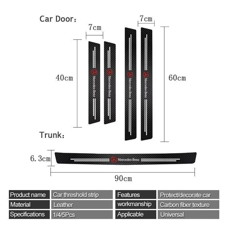 Mercedes Benz AMG Carbon Fiber Door Sill
