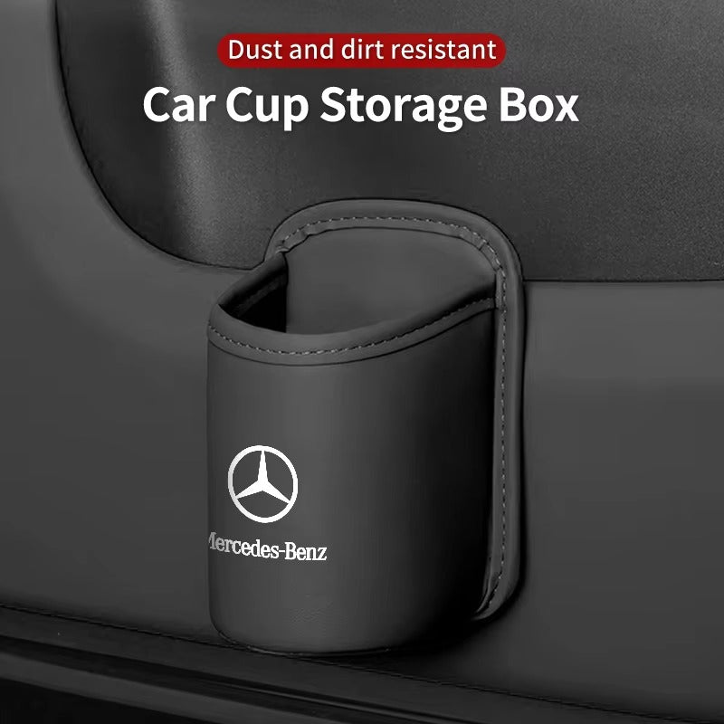 Mercedes Benz AMG Car Door Cup Holder Box