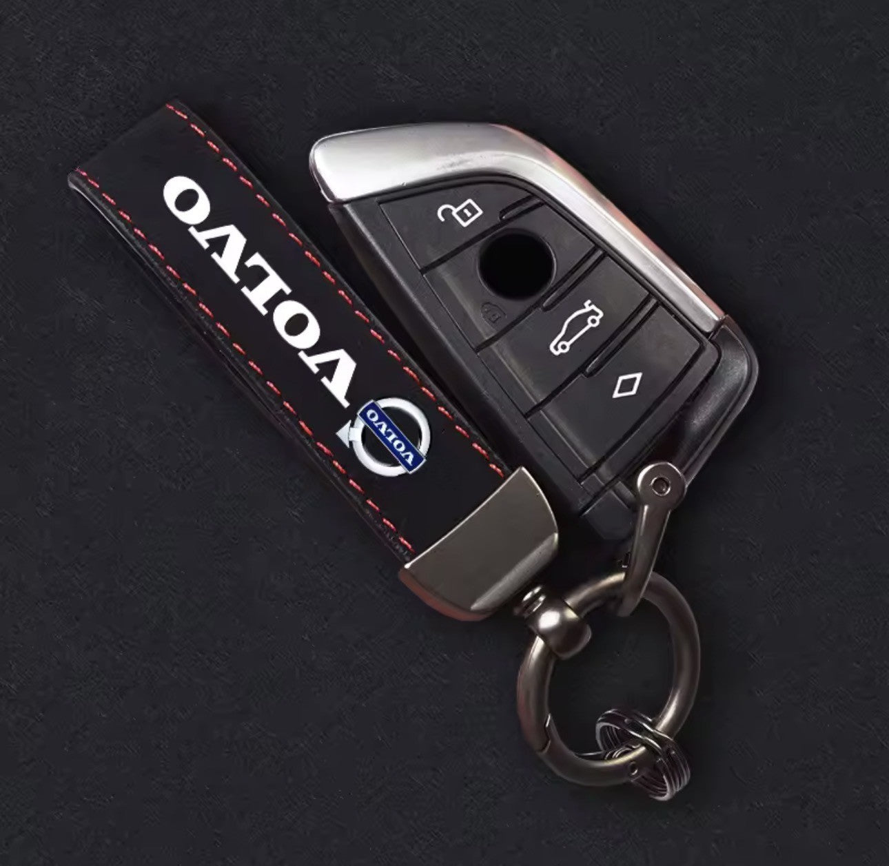Volvo Alcantara Keying W/ Red stitching