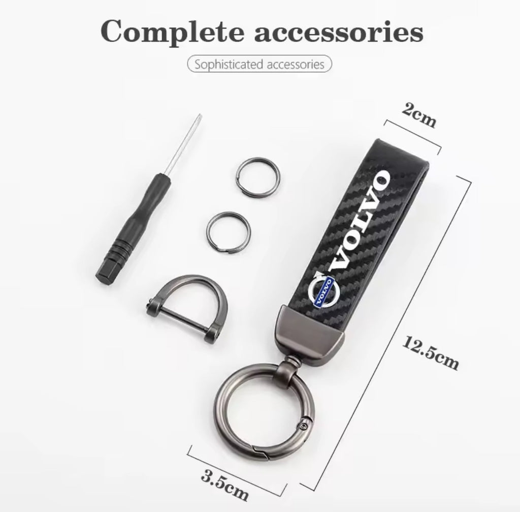 Volvo Carbon Keyring