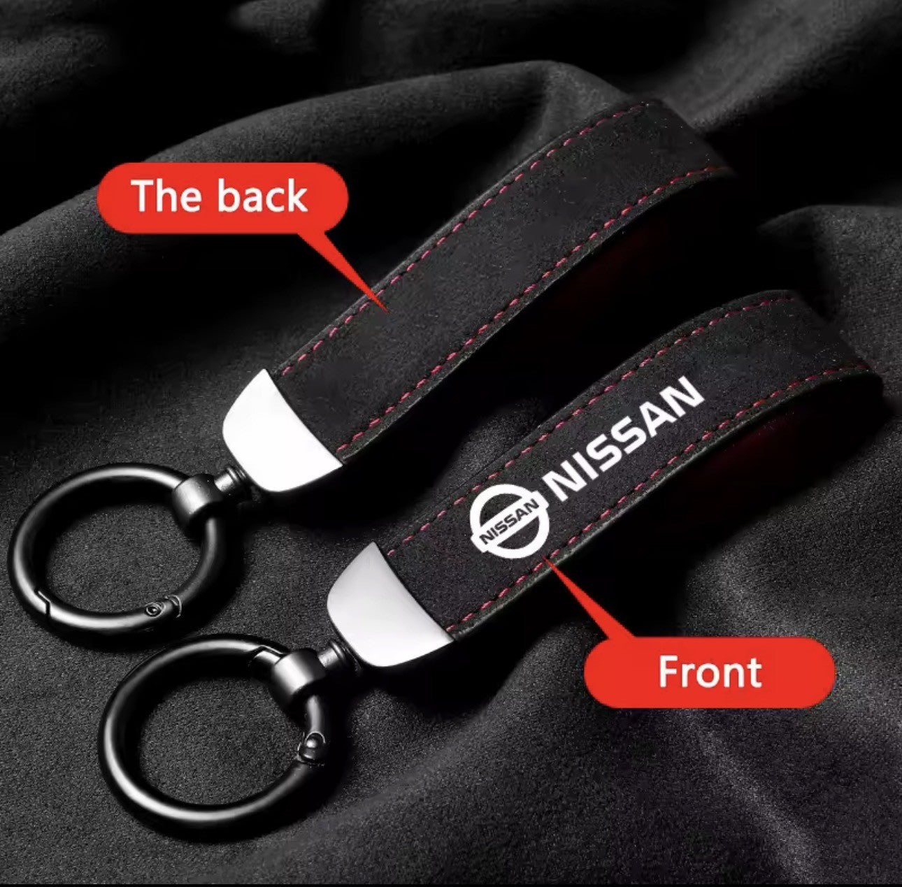Nissan Alcantara Keyring