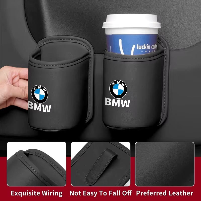 BMW Leather Car Interior Drink Organizer