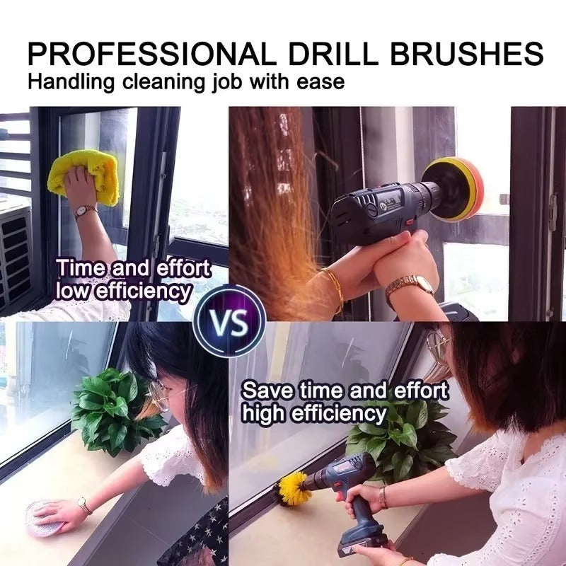 Electric Drill Cleaning Scrubber Brushes