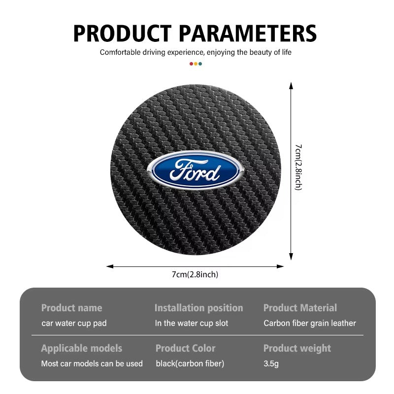 Ford Carbon Fiber Cup Pad