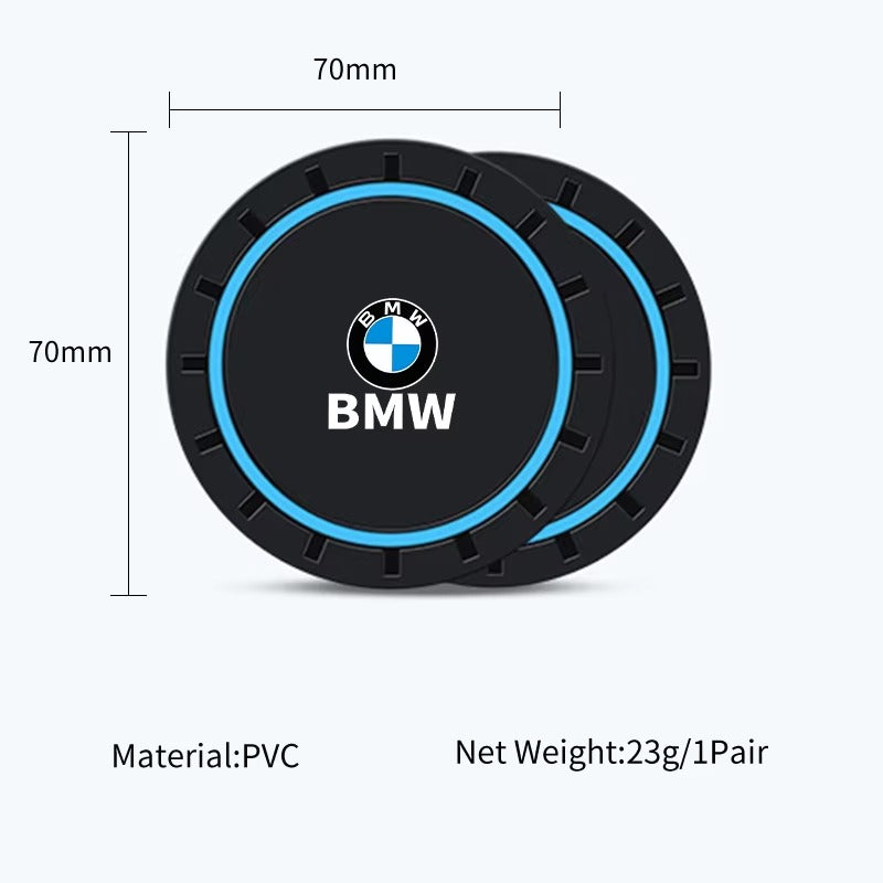 BMW Car Silicone Cup Coasters