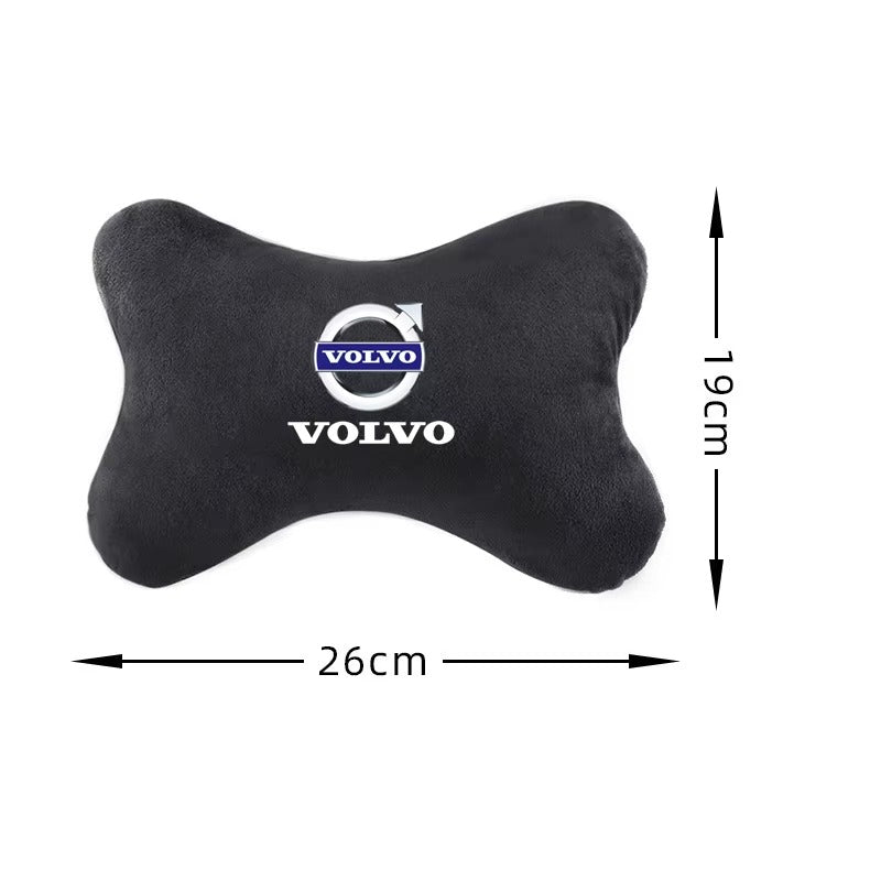 Volvo Headrest Suede