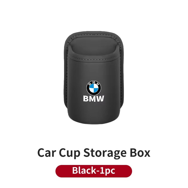BMW Leather Car Interior Drink Organizer