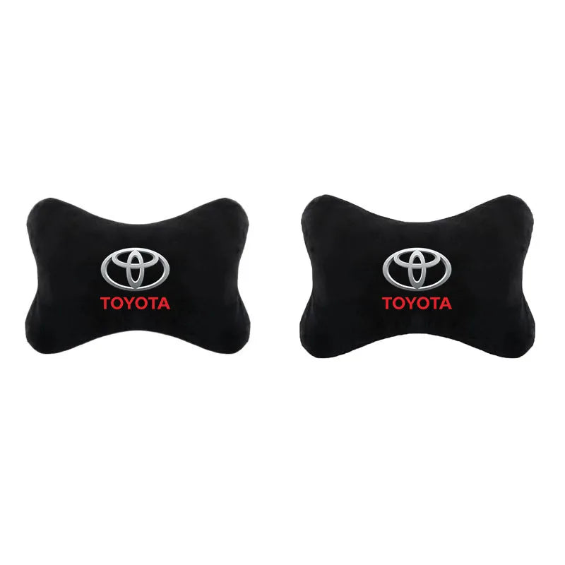 Toyota Car Headrest Pillow + Seatbelt Sleeves