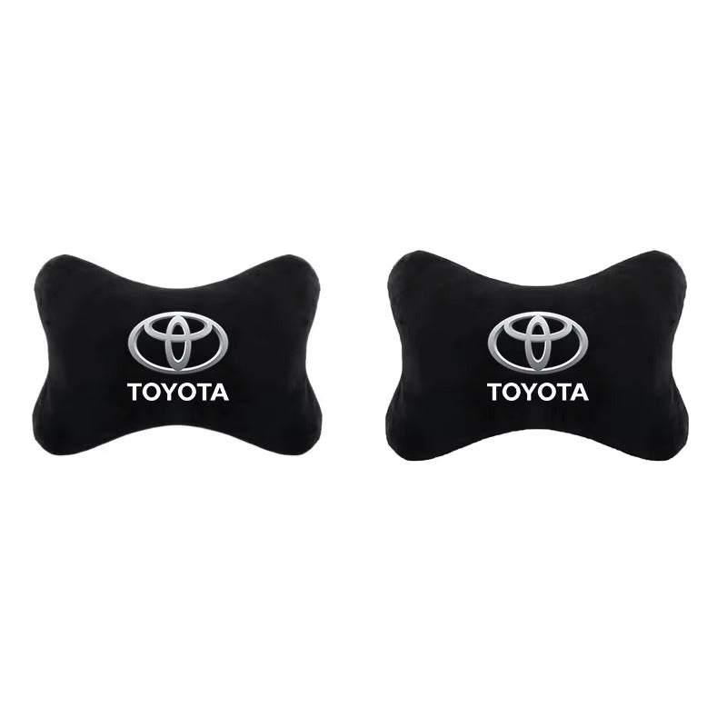 Toyota Car Headrest Pillow + Seatbelt Sleeves