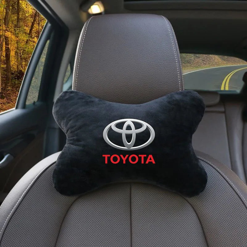 Toyota Car Headrest Pillow + Seatbelt Sleeves