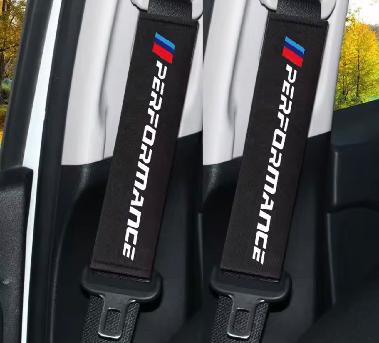 M Performance Headrest + Seatbelt sleeves