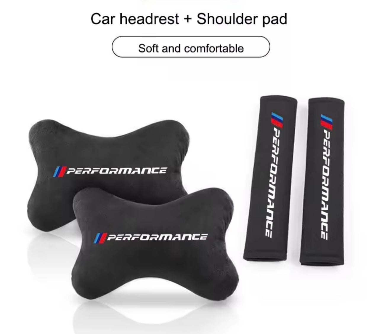 M Performance Headrest + Seatbelt sleeves