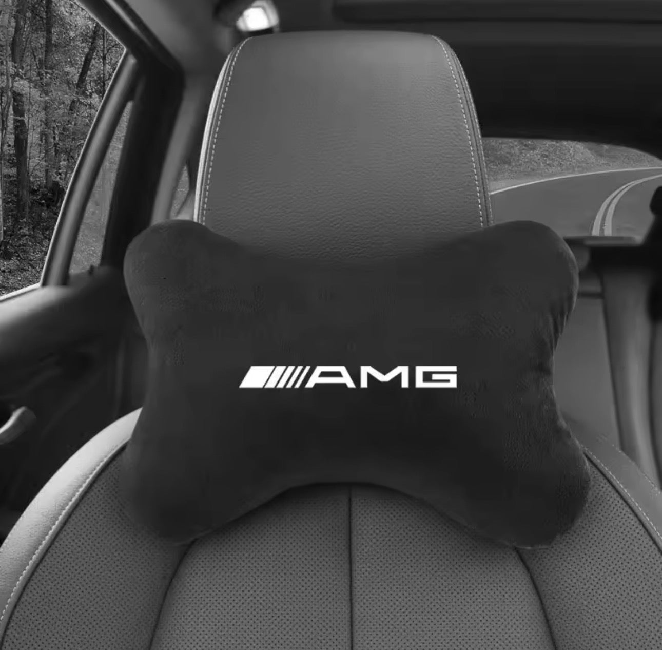 AMG headrest pillow + Seatbelt sleeves