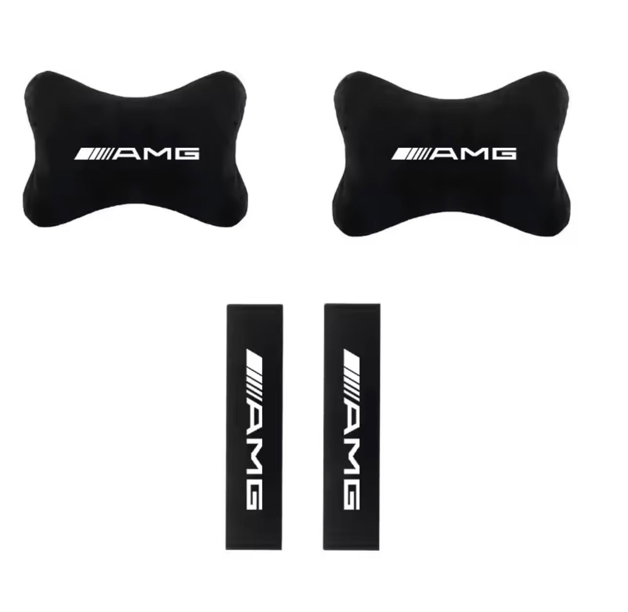 AMG headrest pillow + Seatbelt sleeves